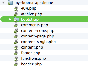 Move the _s generated folder to your WordPress themes folder and optionally rename it "bootstrap"