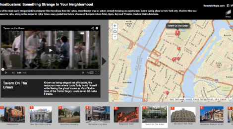 There's something strange in your neighborhood: a StoryMap tour of the Ghostbusters movie via filming locations in Manhattan