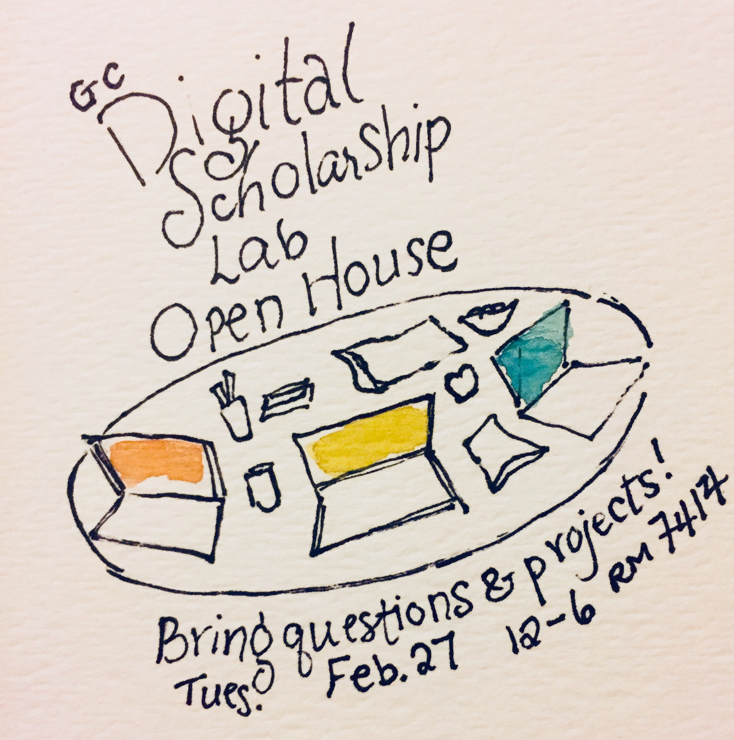 First ever GC Digital Scholarship Lab Open House – Join us on February 27th